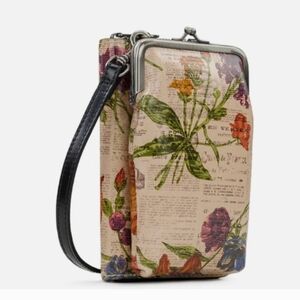 Patricia Nash Pertina Kiss Lock Crossbody Bag